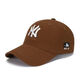 NEW NY MLB ERA hat men's and women's baseball cap Korean version new sunshade hard top trendy peaked hat sun protection versatile casual fashion embroidery NY black one size fits all size adjustable 52CM-63CM
