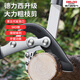 Delixi scissors, pruning shears, special thick branch shears for pruning branches, German imported pruning shears, strong pruning branch shears, extended version - thickened rod shark teeth - 1 free blade
