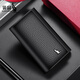 
Kangaroo key bag new leather coin wallet men's large capacity multi-function key clip men's storage bag card bag black