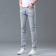 CALVIN KLEIN JEANS牛仔裤男高端复古夏季新款时尚修身弹力直筒怀旧轻奢长裤子 CK1105-D373-银灰色 32 (腰围2.5尺)