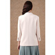 Giovanni Einkaufszentrum Einfacher Pendler -einzelner Brüste Jacke Frauen 2025 Frühling Neues lässiges und vielseitiges ET3B693 Pearl White Regular S