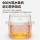 Midea electric stew pot, electric stew cup, quick stew, water-proof stew, household porridge, baby food supplement pot, bb pot, soup pot, bird's nest stew pot, 4.5L white porcelain inner pot, stew pot, steam up and down, 4.5L stainless steel separator, one pot, five pots