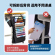 Runxin Baohong Student Hanging Book Tasche Schreibtisch Aufbewahrungsbeutel Buch Buch Buchstärke Stehschule Hanging-Tasche Anti-Rutsch groß Kapazität Dicker Upgrade Schreibtischkante Artefakt M6210-Black [5] Verdickte Nr.