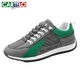 Cartelo-Herrenschuhe 2025 Herbst neue atmungsaktive Leinwandschuhe modische und vielseitige trendige Freizeitschuhe für einbeinige Fahrschuhe für Männer AW9902 Blaues Stoffmodell Die Größe ist klein/Größe Eins Größe 38