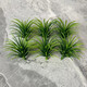 Simulated flower plant new medium pineapple flower plant potted green plant indoor plastic fake flower living room wall hanging decoration grass green (length about 5.5cm) 50 pcs