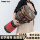 Tuoning Authentic Standard 12-Zoll afrikanischer Schlagzeugbühnenperformance professioneller Handtrommel für Anfänger Yunnan Lijiang Schlageninstrument 12-Zoll
