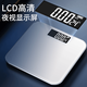 Body weight scale electronic scale human body scale household accurate electronic scale human body smart fat body fat small girls dormitory weighing electronic scale rechargeable weight scale / white