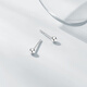 Chao Acer Platinum Ball Beads PT950 Platinum Earrings Small Earrings Priced Birthday Gift One Pair Approximately 0.55g