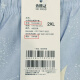 Drei Kanonen Frühling und Sommer dünne Pyjama-Hosen für Frauen 100% reine Baumwollhose mit mittlerer Hose, kariert mit Taschenkordelschnur, Wasserblau Mond-12041 m
