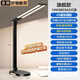 Zhixingsheng national AA grade table lamp for eye protection, learning myopia, long battery life, charging 14w ultra-bright reading, reading and writing prevention, students only flagship model, double-head 66CM large light source - 4h battery life - 14W brightening, national AA grade full spectrum RG0 blue light-free eye protection