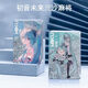 2d Miku Hatsune Miku Figura Quicksand Mahjong Brick Valley Stand-Up Decoración Desktop Regalo de cumpleaños Color de fantasía Miku P1105 Gran movilidad y mahjong