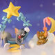 Yusen Idiot Cat and Mouse Dream Tom Jerry Figure de bureau Ornements de voiture de bureau Set complet de Toys Blind Box Cadeaux Jerry Bear Dream de 6,5-9,5 cm