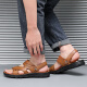 
Warrior sandals men's shoes outdoor beach shoes wear-resistant two-wear sports sandals WSL (WZ)-1390 yellow brown 39
