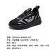 阿玛尼（ARMANI）EA7 男士网眼系带厚底休闲运动鞋 X8X070 XK165 M826 黑色银色鹰标LOGO 44 —品牌原码 44