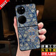 Yi yangmu ist geeignet für Huawei Pocket2 Mobiltelefon Hülle Anti-Fall-leichte luxuriöse Internet-Promi-Modemarke Purax Collector's Version Fett Dun Folding Screen Retro Ledertaschen High-End-Mode einfache Lederhülle Hauptbildfarbe Huawei Pocket 2