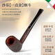 沙芬（SAVINELLI）金点珍藏手工烟斗石楠木意大利进口一金点男士烟斗及配件套装礼盒 702型（无适配器 适用轻木滤芯）