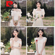 
Pierre cardin bridesmaid suit 2025 new. Cherry champagne satin dress with niche niche fairy Autumn sister group dress for women 753-Medium/Length/Model This year's popular light luxury brand 2XL