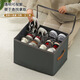 Shoe box new 2025 shoe storage box artifact organizer box for slippers storage box large capacity 43 compartments shoe box black