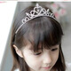 XPEL girls crown headdress children's high-end crystal crown birthday gift princess baby hairpin hairpin bridal hair accessories love crown headband 1 pack