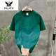 MLEX电迈服饰新款立体钢印双B字母休闲T恤 YS 9856男女款 白色 XL 130-150