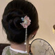 Lotus super fairy peony tassel hairpin new Chinese style hairpin women's ancient style Hanfu headdress horse face skirt accessories product batch peony flower tassel hairpin