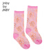 Jnby von Jnby Jiangnan Stoff Kinderkleidung Hochrohr Socken Pflanzenmuster modische und modische lässige Herbst- und Wintermädchen und Kinder 6o8n12820 673/Grey Pulver Serie 5-7 Jahre alt
