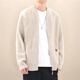 Bangyo Lovers Close de cardigan zipper 2024 Hiver Hiver High-Up épaissi lâche Veste de pull paresseux décontracté Couleur d'avoine 5057 S Poids recommandé 100-125jin [Jin est égal à 0,5 kg]