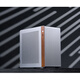 JONSBO N10 silver ITX mini desktop chassis (3.3mm aluminum alloy shell/North American black walnut/ITX version/4.5L volume/1U FLEX power supply)