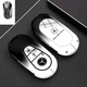 Xushansi 2025 EQE350 key cover 22-25 EQE500 car EQESUV special EQE53 men's case 1 model - gun black - with metal buckle
