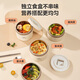 Royalstar lunch box stainless steel insulation lunch box student office worker lunch box microwave heating 2L with insulation bag
