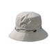 [Outdoor für Männer] Fisherman's Hut Herren Frühlings- und Sommer-Outdoor-Fischereihut lässig und vielseitig modische Sonnenhut Flat Top Sun Hut: Hellgrau Kopfkreis M (56-58 cm)