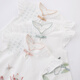 Bali pig baby jumpsuit for summer thin new Chinese style Chinese style Hanfu little flying sleeves sleeveless outing clothes Magpie sings branches 90cm