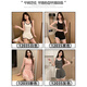 Langsha Pyjamas (Langsha) Frauenfrüchte und Herbst 2025 Neuer Sommertag Hosentäter Brustpolster Integrated Hosenträger Weste Sport zweiteiler Set 12035 Pink 2xl [Empfohlen 130-145jin [Jin gleich 0,5 kg] Verschleiß]
