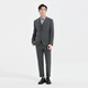 Lilang Shopping Mall Same Style Three-piece Suit Set Nine-Point Pants Version 2025 Spring Men's Formal Wear Gray and Black (25CXF071SA) 170A