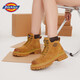 
Dickies women's Martin boots high top fashion couple boots versatile work boots women's yellow women's style-37