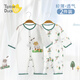 翘脚鸭（Tiptoe Duck）婴儿衣服新生儿夏季薄款连体衣宝宝内衣贴身睡衣 小河马2件 80cm