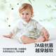 贝肽斯婴儿衣服夏季薄款连体衣新生儿宝宝短袖竹棉纱布哈衣睡衣