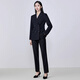 Troman black suit suit women's professional wear temperament commuting business casual formal interview spring and autumn suit jacket work wear