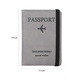 Cross-border RFID anti-theft brushing pu passport bag multi-purpose passport protection case certificate bag travel passport card bag brown