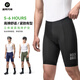 Rock Brothers Cycling Pants Men and Women Mountain Highway Bike Shorts Sponge Cushion Cycling Summer Black 2XL