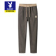 
Playboy autumn and winter men's trousers casual pants men's Korean style fashion trend men's hoodies trendy slim men's casual pants h6625/black XL 175 Recommended 130-150Jin [Jin equals 0.5 kg]