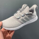 Adidas official running shoes women's shoes 2025 summer new breathable one-foot sneakers comfortable cushioning light casual shoes HP6228/gray 36 (220mm)