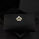 WOUG Korean style fashion crown zircon brooch creative personality cute pin simple personality suit small size