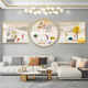 Chengzi's living room decoration paintings, sofa background wall decoration paintings, triptych paintings, modern simple and atmospheric combination paintings, JD15839 60*40/60*60/60*40 high-end crystal porcelain pvc black edges