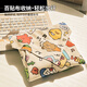 40,000 kilometers cute p-man makeup bag for women portable travel lazy large capacity skin care products storage bag Velcro patch 100 patches