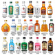 Färero 50ml kleiner Weinversion Kombination aus fremdes Weinbasis Wein Wein kleiner Flasche Wein vorgemischt Cocktail Xo Brandy Whisky Original Wodka 50ml 1 Flasche