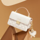 Cnoles bag women's bag cowhide women's versatile one-shoulder crossbody bag diamond square bag birthday gift for girlfriend