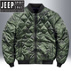 Jeep Spirit's Men's Spring NOUVEAU FLIGHT DOUBLE SUIT PLAQUE MENS MEN'S JEUNES PILOTE CASSÉE PLUS COTTON VESCE Men 6621 Black M