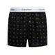 Calvin Kleinck Herren Baumwollmode komfortable Boxer Unterwäsche 2 Packs NB1396A TMY BROWN/Schwarz L.