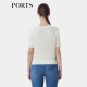 Ports Women's Clothing 2023 Sweater de manga larga de primavera y verano LP9K719SKT021 Milk White S